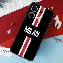 Stilingas Milan dryžuotas dėklas, skirtas Xiaomi Redmi 13C 12C 10C 9C 10A Redmi Note 11 9 10 12 13 Pro 9S 10S 11S 12S Redmi Note 12 Pro 5G black