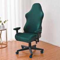 Velvet žaidimų kėdės užvalkalas Kompiuterio kėdės sėdynės apsauginis dėklas Elastingas Boss biuro kėdės užvalkalas su porankių užvalkalais Plaunamas, tvirtas With Armrest cover