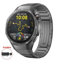 Prabangus titano dirželis be tarpų Huawei Watch GT 5 Pro metalinis apyrankė Huawei Watch GT5 Pro Specializuotas laikrodžio dirželis Needle unpacking pilka