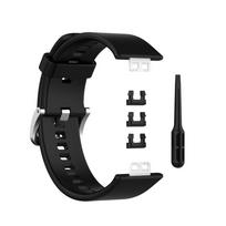 Laikrodžio apyrankės Huawei Watch Fit apyrankė Silikoninė pakaitinė apyrankė Huawei Watch Fit nauja Correa apyrankės apyrankė black