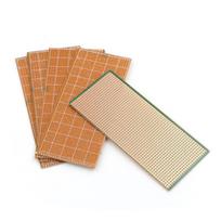 5 vnt 6,5 x 14,5 cm drožlių plokštės „Veroboard“, nepjaustyta PCB „Platine“ vienos pusės plokštė