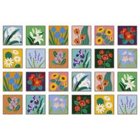 24 Vnt. Europos stiliaus plytelių sienos lipdukas Lipnus virtuvės vonios dekoratyvinis plytelių lipdukas Blizgus kristalinis sienos lipdukas 10*10cm*24PCS