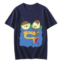 NEW Princess Bubblegum Rock T-shirt Adventure Time Cartoon Short Sleeved Men and Women Harajuku Y2k Fashion Autumn and Winter 4XL black