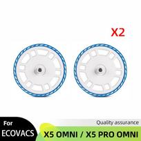 Tinka Ecovacs Debot X5 OMNI / X5 PRO OMNI / X5 PRO dulkių siurblio dalys: Pagrindinis volelis, Šoninis šepetėlis, Dulkių maišelis, Filtras, Mopas, Priedai white