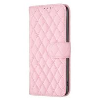 Leather Case Wallet Cover For TCL 40 30 SE 305 306 405 TCL405 TCL40 40SE 30SE TCL305 Stand Coque Flip Phone Protect Cases Capa for TCL 30 SE rožinė