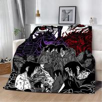Uzumaki Uchiha Sasuke Itachi Spausduotas pledas Pledai iškylai Šiltas pledas Minkštas ir patogus pledas Namams Kelionėms Gimtadienio dovana 40x50in
