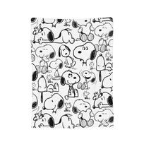 Žemės riešutai Snoopy šypsena Čiaudulys Juokas Raštas Flanelinis pledas Ant lovos Kelionėms Lengvas pliušinis plonas pledas, 30x40in gray