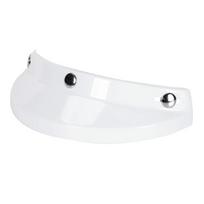 Vėjui atsparus 3 spaudžių skydelis, apsauginis stiklas, atlenkiamas vėjo skydas atviro tipo motociklo šalmui, apsaugantis nuo UV spindulių, nuo rasojimo, universalus balta