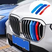 Skirta BMW X1 X3 X4 X5 X6 E84 E70 E71 F15 F16 F25 F26 G01 G02 G05 M 3 spalvų priekinių inkstų oro grotelių radiatoriaus grotelių dangtis X1 F48 16-19