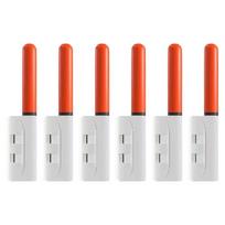6Pcs Waterproofs LED Night Fishing Rod Light Stick Replacement Fishing Rod Tip Glow Stick Feeders Bites Alarm Tackle white