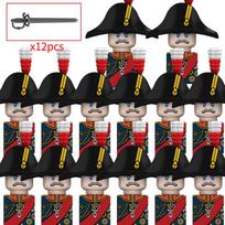 Napoleono karų Europos kareivių rinkinys Statybiniai kaladėlės viduramžių Mini veiksmo figūrėlės Šautuvai Ginklai Žaislai Vaikams Kalėdinės dovanos