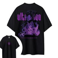 Dragon Ball Vegeta SelfAspiration Short Sleeve Mens and Womens Same Comfortable Short Sleeve Couples Casual Short Sleeve Pop M blue