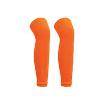 1Pair Knee Over Football Leg Area Guards Socks Breathable Comfort Fit Calf Long Sock Adult Children Soccer Sports Shin Guards Legs Covers M red