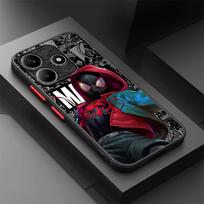 Dėklas Xiaomi Redmi Note 14 A4 13C 14C 10 13 Pro Plus 9S 12 11 Funda Telefono dėklas Spider-Man Heroes Return Redmi Note 12 Pro 5G black