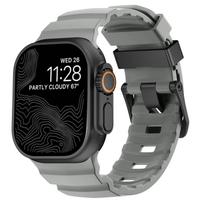 Takas Silikoninis Dirželis Apple Watch Ultra 3 2 49mm Dirželis 46mm 45mm 44mm 41 42mm Sportinis Apyrankė Series 11 10 Ultra 9 8 7 6 SE 42 44 45 46 49mm gray