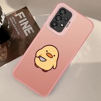 Funny Duck Case for Samsung Galaxy A16 A34 A23 A71 A17 A52 A25 A73 A54 A32 A36 A72 A13 A14 A56 A12 Phone Cover Galaxy A55 5G beige