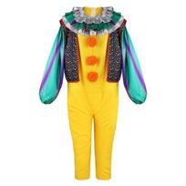 Tai Klouno Cosplay Kostiumas Vaikams ir Suaugusiems, Pennywise Kostiumas Helovino Cosplay, Tai Klouno Kostiumas Pasiruošimui Colorful Rebirth Women's Style XL blue