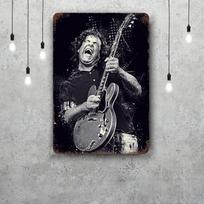 Gary Moore Retro Vintage Skardinis Ženklas Plakatas Dekoratyvinė Plokštelė Metalo Plokštelė Sienų Dekoras 30x40cm(11.8x15.7inch)