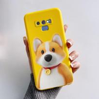 Samsung Galaxy Note 9 dėklas 6,4'' Mielas triušis panda silikoninis minkštas TPU galinis dangtelis Samsung Note 9 SM-N960F N9600 telefono dėklui Galaxy Note 9 black