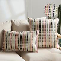 Kokybiškos 60x60cm Euro pagalvių užvalkalai Lininiai Bohemiški Dekoratyviniai Pagalvių Užvalkalai Namų Dekorui Plaunamas Vintažinis Pagalvės Užvalkalas Tekstilė 45x45cm