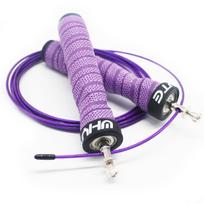 Crossfit Jump Rope Skip Speed & Weighted Skipping Rope Fitness Rope Strength Training violetinė