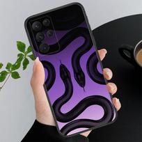 Snake Art Funda Phone Case For Samsung A55 A16 A56 A36 A23 A35 A15 A53 A54 A33 A34 A25 A05S A52 A52S A14 A13 A71 A05s purple