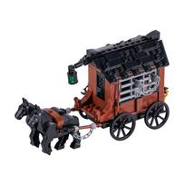 MOC Viduramžių Scenos Statybinių Blokelių Rinkinys Karinė Stovyklavietė Vikingų Karių Kareiviai Palapinė Užkarda Piratų Laivas Arklienas Pilies Sienos Blokeliai Plytos Žaislas
