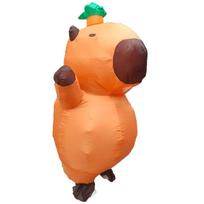 Pripučiamas kapibaros Helovino kostiumas - Juokingas naujoviškas kostiumų rinkinys Height 150CM-190CM orange