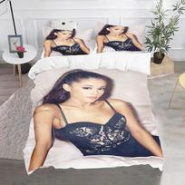 Išskirtiniai 3D Ariana Grande tapetai Anime skaitmeninė spauda Patalynės komplektas Užvalkalas ant antklodės Antklodė Lova Jaunimui Vaikams Mergaitėms Berniukams Dovana 140x200cm 3pcs