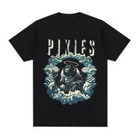 Pixies Cotton T-shirt Stardust Monkey Gone To Heaven Graphic Print Tee Streetwear Women Men Unisex Casual Tops Summer Daily Wear XS juoda