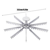 6/8/10 Slice Aluminum Alloy Pizza Cutter Sharp Gear Pizza Pie Cake Divider for Kitchen Restaurant Baking Professional Tools gray