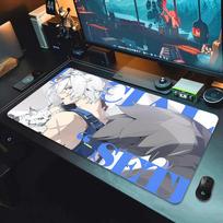 Zenless Zone Zero Miyabi Hoshimi Desktop gaming electronic sports HD printing Lockedge Computer XXL gaming accessories Mouse Pad 800x300x2mm white