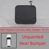 Automobilio priekinio ir galinio buferio tempimo kablio akies dangtelis Toyota Corolla Altis Sedanas 2019 2020 2025 Tempimo kablio priekabos vilkimo dangtelio apdaila black