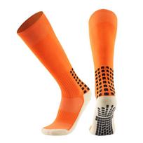 Neslystančios Storos Futbolo Kojinės, Ilgos & Kvėpuojančios Aukštos Sportinės Kojinės su Terry Audiniu Suaugusiems Adult Size orange