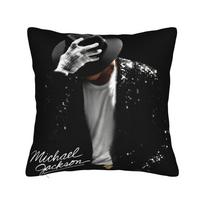 Pagalvės užvalkalas Michael Jackson Heal The World Individualus pagalvės užvalkalas kėdei, sofai, namų dekorui Madingi pagalvių užvalkalai Short plush 30*30(CM)-1Pcs black