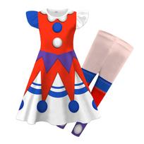 Vaikų siaubo žaidimas Žaidimo laikas Lily Cosplay kostiumas Mergaitės persirengimo Bobi 5 skyrius Lily Vaikų drabužiai Helovyno karnavalas 120 red