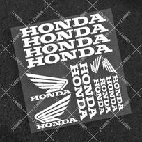 CQF1 Vinilinė Honda lipdukas Sparno lipdukas Motociklo logotipas Rinkinys balta
