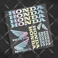 CQF1 Vinilinė Honda lipdukas Sparno lipdukas Motociklo logotipas Rinkinys