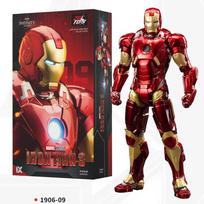 ZD Toys Geležinio žmogaus veiksmo figūrėlė Mark 35 Red Snapper Geležinis žmogus MK 24 MK 22 MK 47 Tony Starkas Ironman figūrėlė Veiksmo Kolekcinis žaislas Dovana black