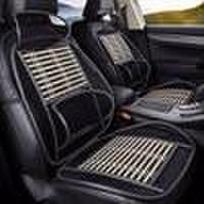 Ergonomiška bambuko medžio karoliukų automobilio sėdynės pagalvėlė su vėsinančiu kilimėliu vasaros komfortui gray