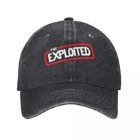 The Exploited Skull Baseball Cap Retro Distressed Cotton MMXX TOUR Sun Cap for Men Women Outdoor Activities Caps Hat 1pc gray