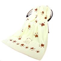 Cartoon Ultra-Fine Fiber Bath Towel: Absorbent, Lint-Free, for Home & Beach, Kids & Adults 70*140 beige