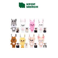 [Išankstinis užsakymas] Stray Kids - SKZOO pliušinė kryžinė rankinė - RUN IT Wolf Chan white