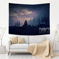 DayZ Zombie Game Tapestry Floor Mat NonSlip Laundry Room Mat Laundry Decor Balcony Child Living Room Household Carpets 74x94cm(29x37in) gray