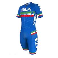 Mens Quick-Dry Cycling Jersey Short Sleeve Compression Top Sports Bike Riding XXL blue