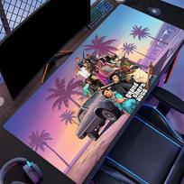 gta5 Didelis žaidimų stalo kilimėlis Neslystantis nešiojamojo kompiuterio planšetinio kompiuterio didelis pelės kilimėlis XXL kilimėlis Mini kompiuterio žaidimų kilimėlis su užrakinamu kraštu 30cmx60cm(11.8x23.6inch) blue