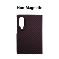 skirta Samsung Galaxy Z Fold 8 Aramid anglies pluošto dėklas Kevlar dangtelis itin plonas lengvas šarvuotas apsauginis dangtelis patvarus tvirtas Galaxy Z Fold 8 black