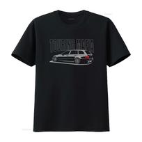 Stylish E46 Touring Mafia Estate Station Wagon Print T Shirt For Car Enthusiasts Vintage Slightly Comfortable Versatile 2XL black