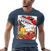 Las Vegas Casino Gambler Tshirt T Shirt Unisex 100 Cotton Luxury Brand Unisexs Graphic T Shirts T Shirts Designer Tshirt M black