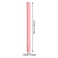 Stylus Pen Protective Cover Silicone Holder Sleeve for Pencil 2 Fully Wrapped Thickened Shockproof Magnetic-Compatible rožinė